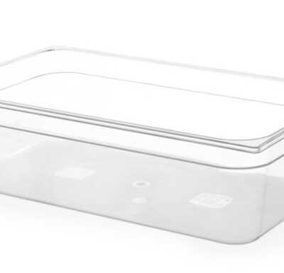 Recipiente Gastronorm 1/1, GN 1/1, 21L, Transparente, 530x325x(H)150mm