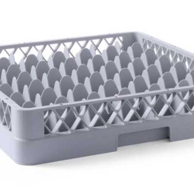 Cesto para copos para máquina de lavar loiça, 49 compartimentos, 500x500x(H)104mm