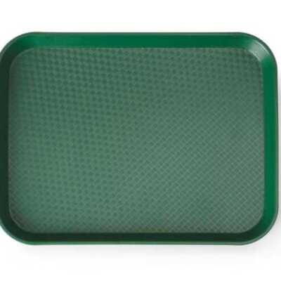 Tabuleiros para fast food pequenos, Verde, 265x345x(H)20mm