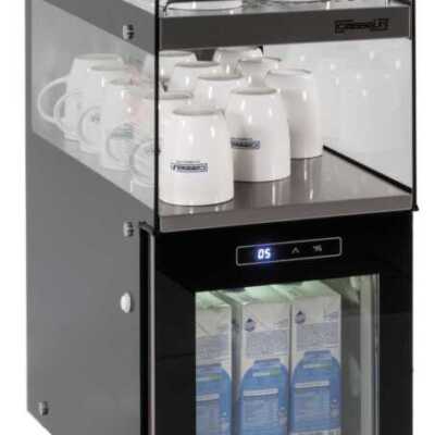 Refrigerador de leite e aquecedor de chávenas
