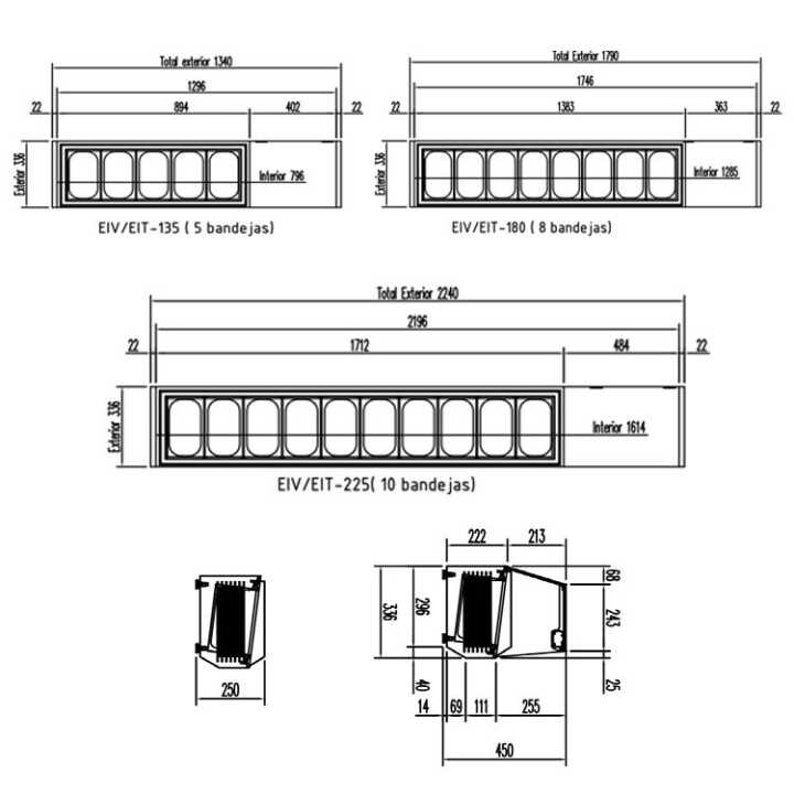 2300 x – Hotelequip.pt Construção exterior e interior em aço inoxidável.