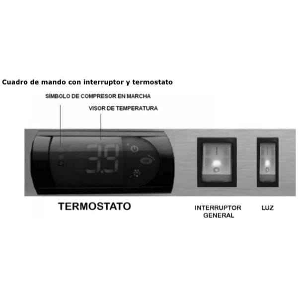 10595 Unidade de refrigeração incorporada.