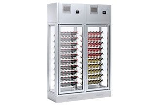 Garrafeira/ Cave Vinhos Enolux, De 2300 Mm De Altura, De 2 Portas E 2 TemperalturaS, De Configuração Central -Wi-2c-gre-23 Tr Hc