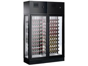 Garrafeira/ Cave Vinhos Enolux, De 2300 Mm De Altura, De 2 Portas E 2 TemperalturaS,parede -Wi-2w-bla-23 Tr Hc