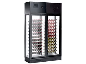 Garrafeira/ Cave Vinhos Enolux, De 2300 Mm De Altura, De 2 Portas E 2 TemperalturaS, De Configuração Central -Wi-2c-bla-23 Tr Hc
