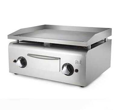 Fry-Top a gás aço rectificado - PLC600RT