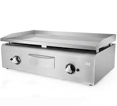 Fry-Top a gás aço rectificado PLC900RT