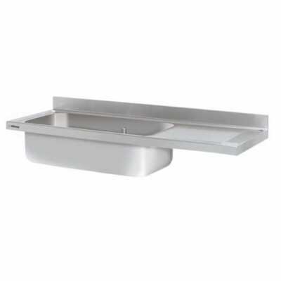 <p>Encimera com profundidade de 700 mm com pias