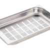 O sistema de recipientes Gastronorm edenox é baseado nos modelos de Dimensões GN 2/1 (650 x 530 mm) e GN 1/1 (530 x 325 mm).