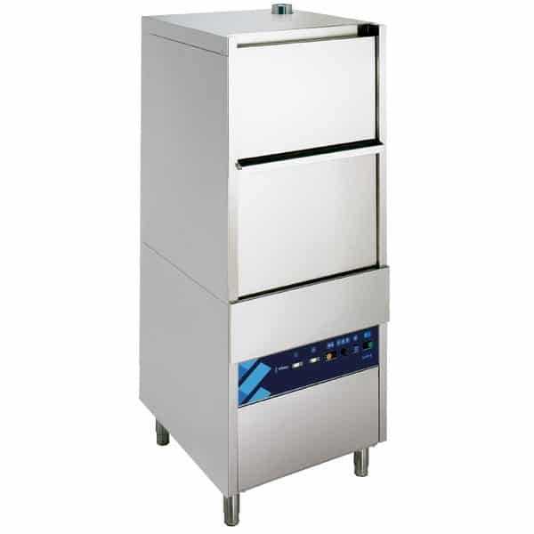 Máquina de lavar utensílios LU-55-80 Fabricado inteiramente em aço inoxidável AISI-304 18/10.
