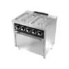 Fogão a gás 4 queimadores e forno CB4F600H -Hotelequip.pt