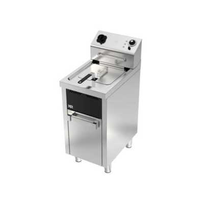 Fritadeira eléctrica trifásica 10l móvel 9kw
