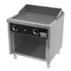 Fry-Top a gás com móvel aço rectificado FT7508E -Hotelequip.pt