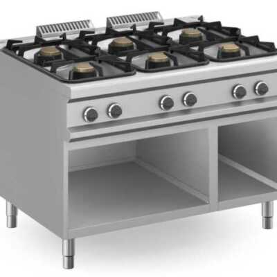 Fogão a gás 6 queimadores, móvel MFB912AXXS
