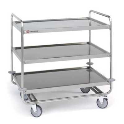 Carro de serviço reforçado 3 prateleiras - 1000 x 600 mm - CSR-310