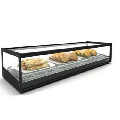 Vitrine aquecida de bancada CLO6SL LED