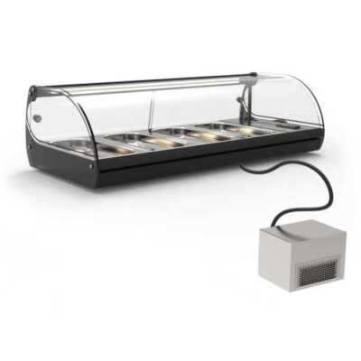 Vitrine refrigerada de bancada com grupo remoto V4GR