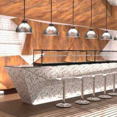Vitrine refrigerada de bancada com grupo remoto VTLG28GRP-2