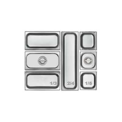 Cuvete 2/4 de 65 (530 x 162 x 65 mm)