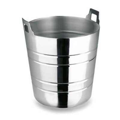Copo Cônico Inox com Pegas Incorporadas