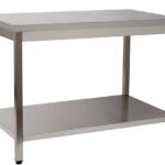 Mesa de Trabalho Inox Desmontável 2000x700x850mm