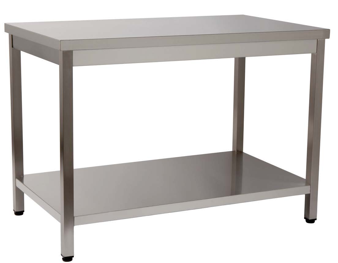 Mesa de Trabalho Inox Desmontável 2000x700x850mm