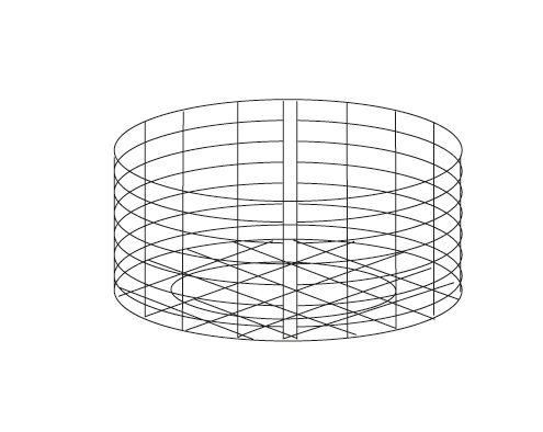 Cesto Redondo para Lavagem Profissional de Copos Ø350x105 mm