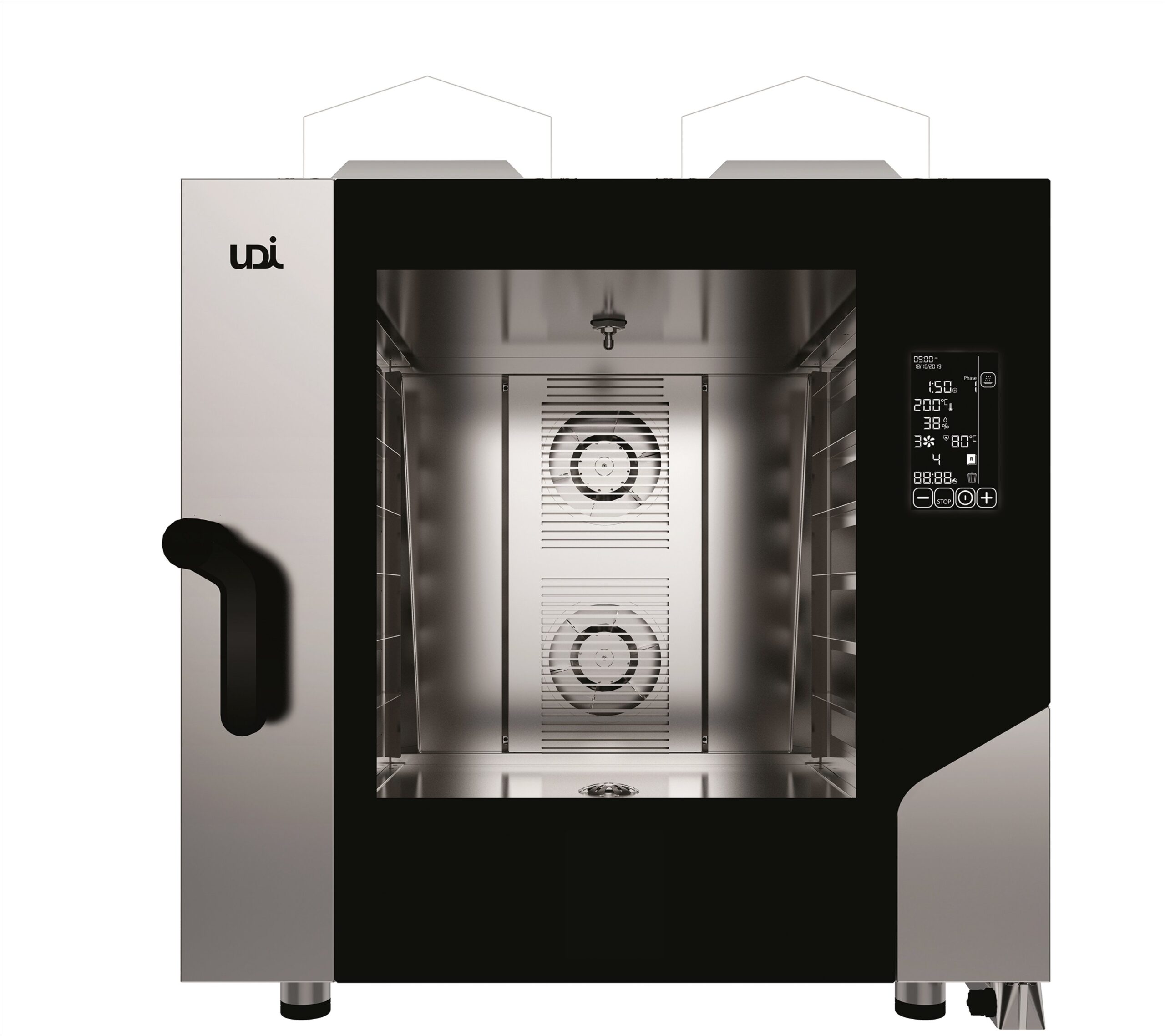 Forno Combinado a Gás Programável 6x GN 1/1, Profissional