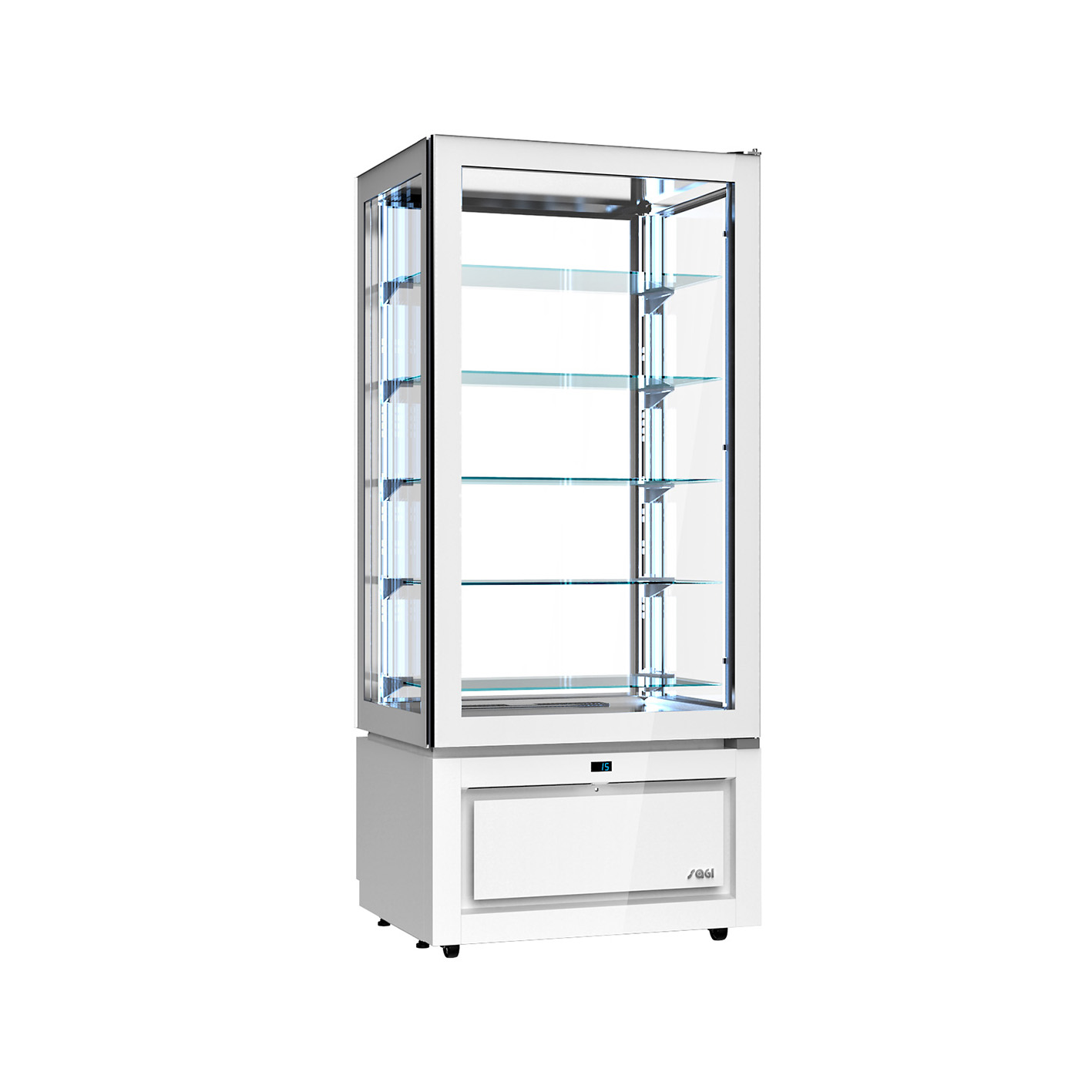 Vitrine Refrigerada Panorâmica 457L (+14°/+16°C) Ventilada
