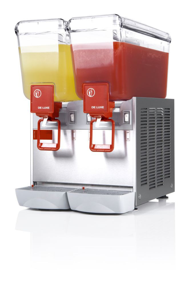 Distribuidor de Sumos Refrigerado Profissional 2x12L