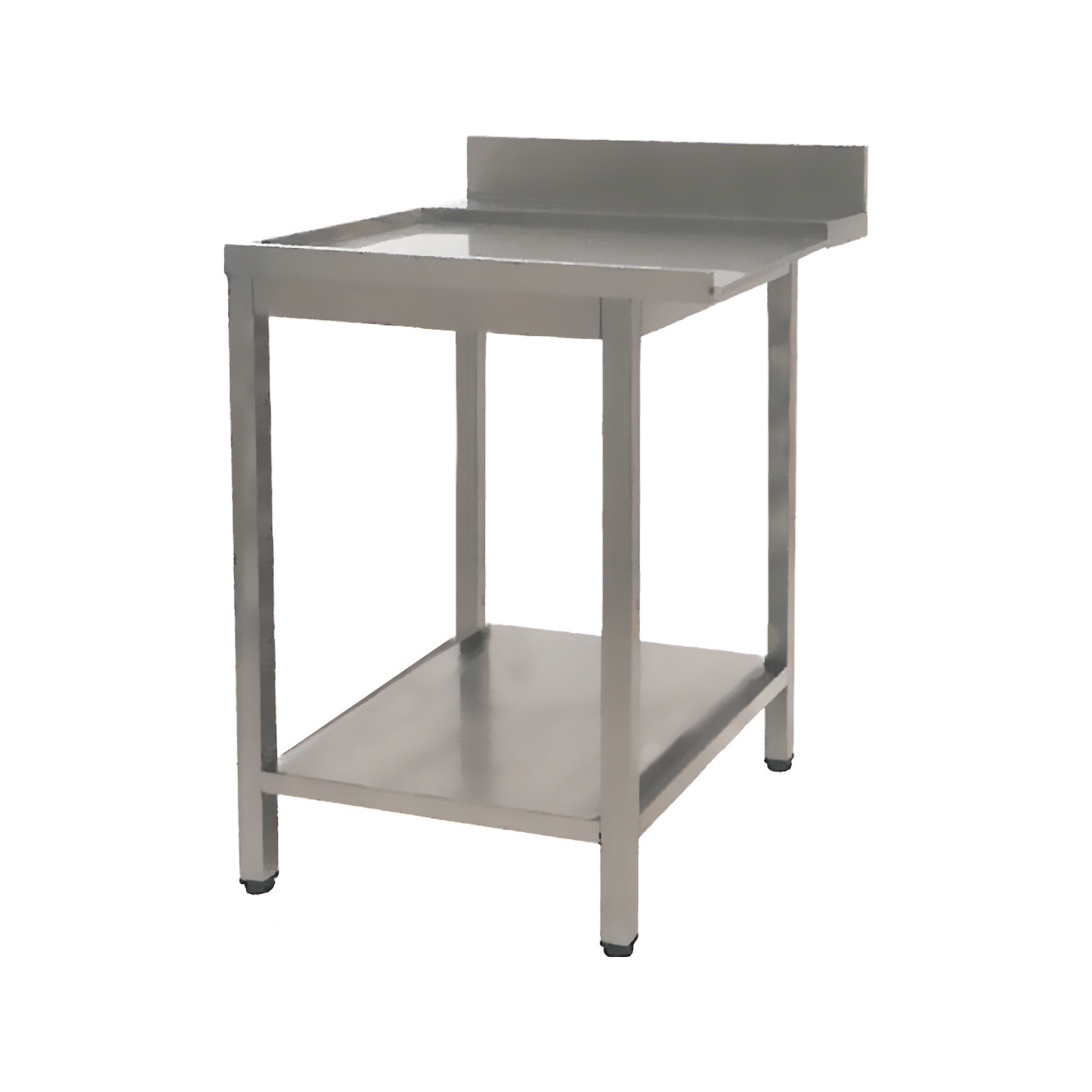 Bancada Lava-loiça Inox Saída Esquerda 650x735x850mm