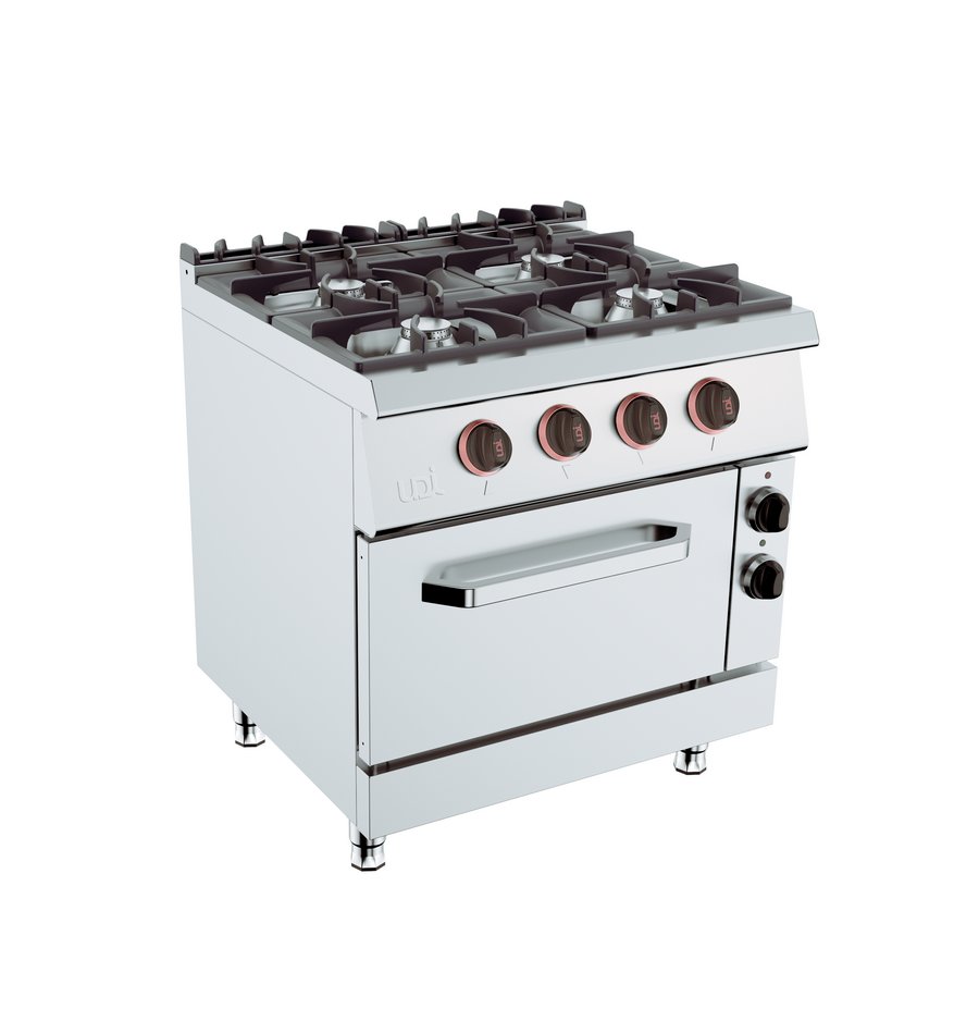 Fogão Industrial 4 Queimadores com Forno Elétrico