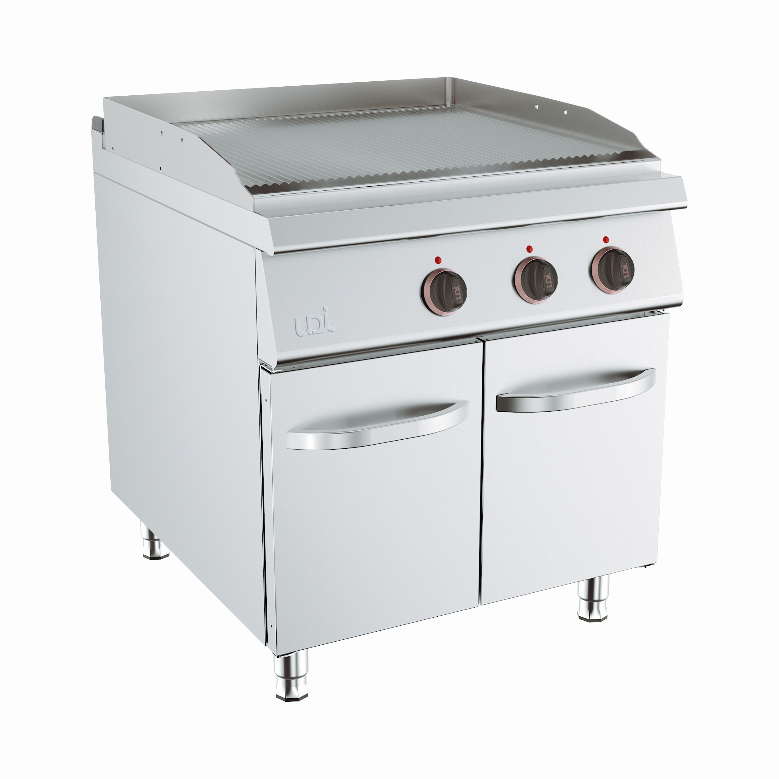 Fry-Top Elétrico Nervurado Linha 900 Duplo 12 kW