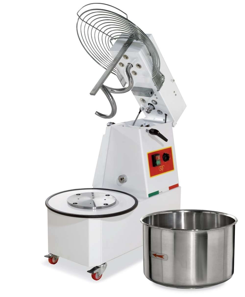 Amassadeira Espiral Profissional com Taça Amovível 22L (230V)