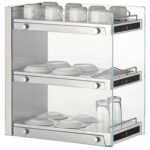 Aquecedor de Chávenas de 3 Níveis em Inox
