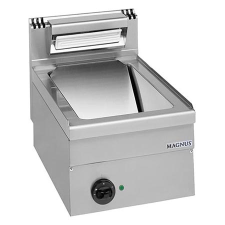 Aquecedor de Fritos Elétrico de Bancada, Aço Inox