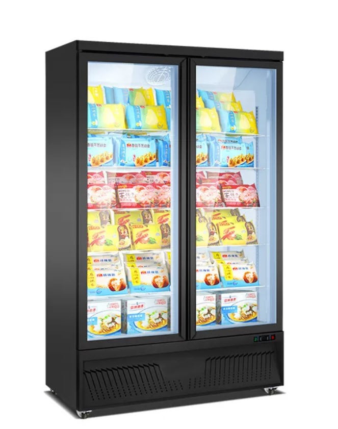 Armário Expositor Congelador Vertical 930L Portas de Vidro