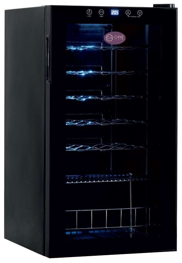 Armário Vitrine para Vinhos 28 Garrafas - Uma Temperatura