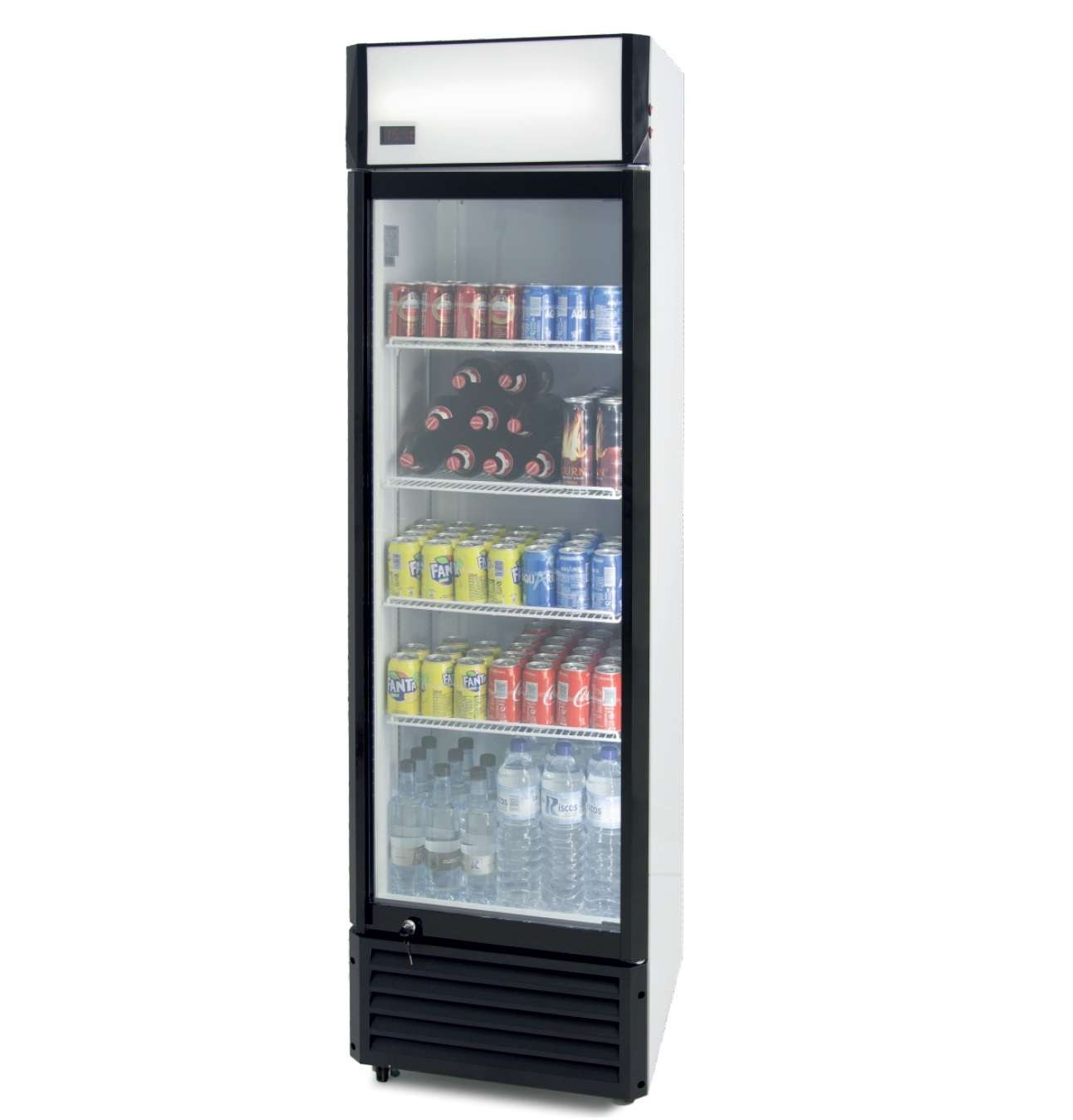 Vitrine Refrigerada Expositora 360L (-5 a 5°C) 580x610x1980mm