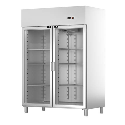 Frigorífico Profissional GN2/1 Porta de Vidro, 1400L