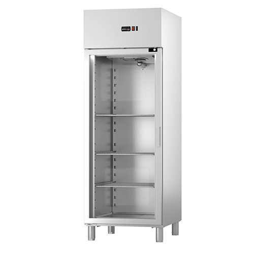 Armário Frigorífico Gastronorm GN2/1, Porta de Vidro 700L