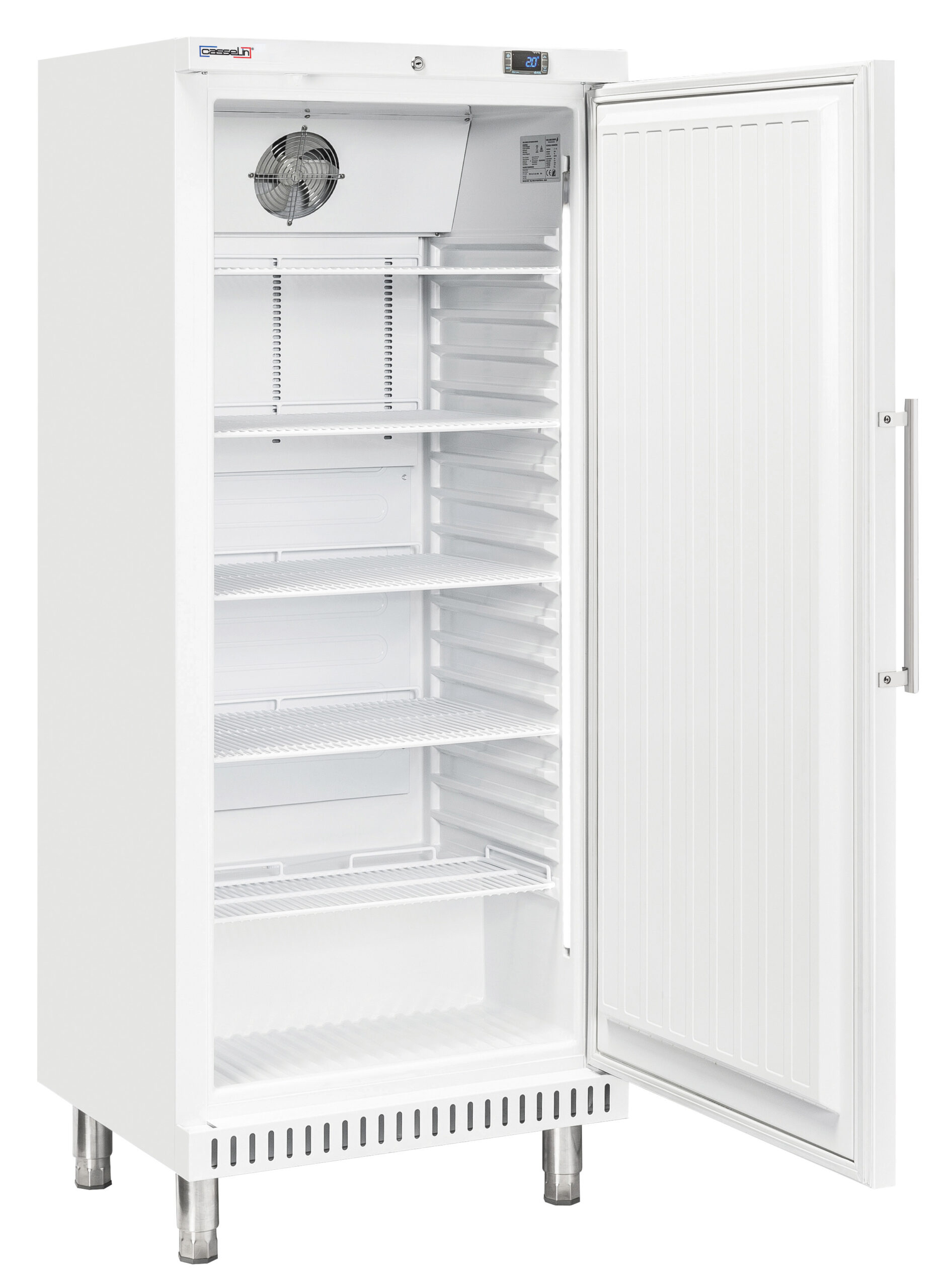 Armário Frigorífico de Pastelaria 400L Branco Ventilação Forçada