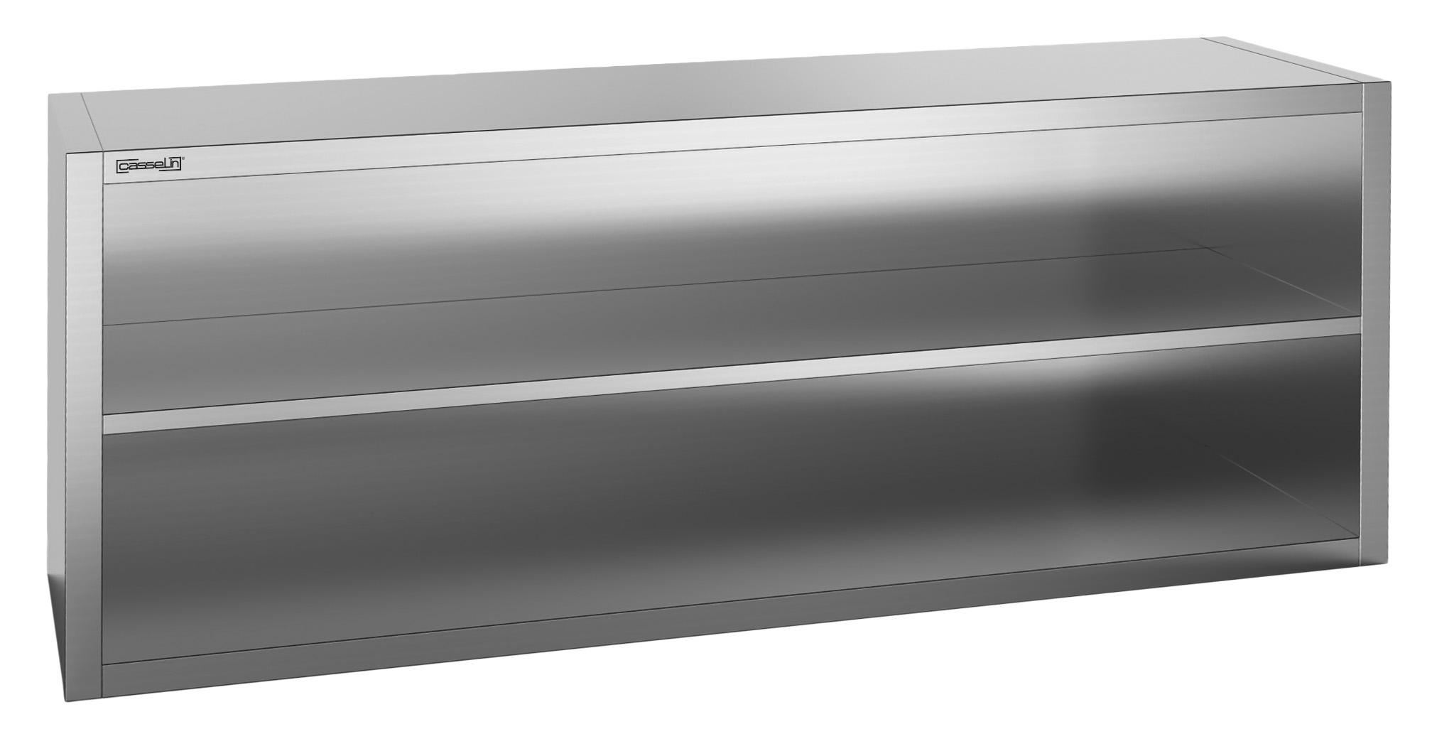 Armário Mural Aberto Aço Inox 1400mm