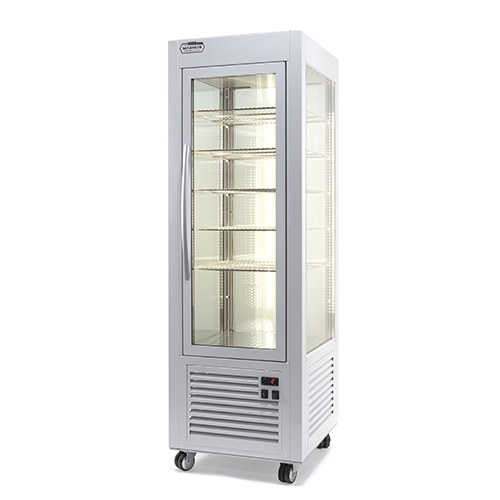 Armário Vitrine Congelador Panorâmico - Branco 360L