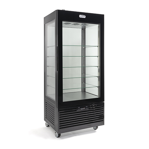 Vitrine Congeladora Panorâmica 480L Preta
