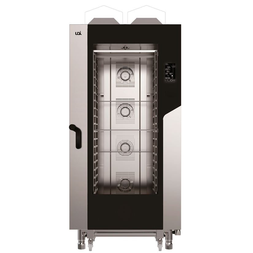 Forno Combinado a Gás 20xGN1/1 com Controlo Digital
