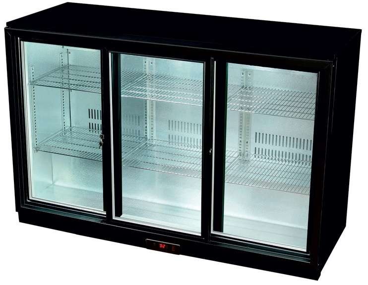 Expositor Refrigerado Back Bar 3 Portas Correr 1350mm
