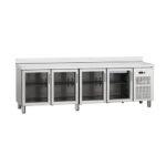Bancada Refrigerada 4 Portas Vidro de 535 Litros