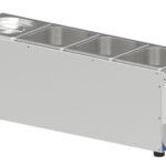Banho-Maria Elétrico Compacto com 4 Cubas GN 1/6