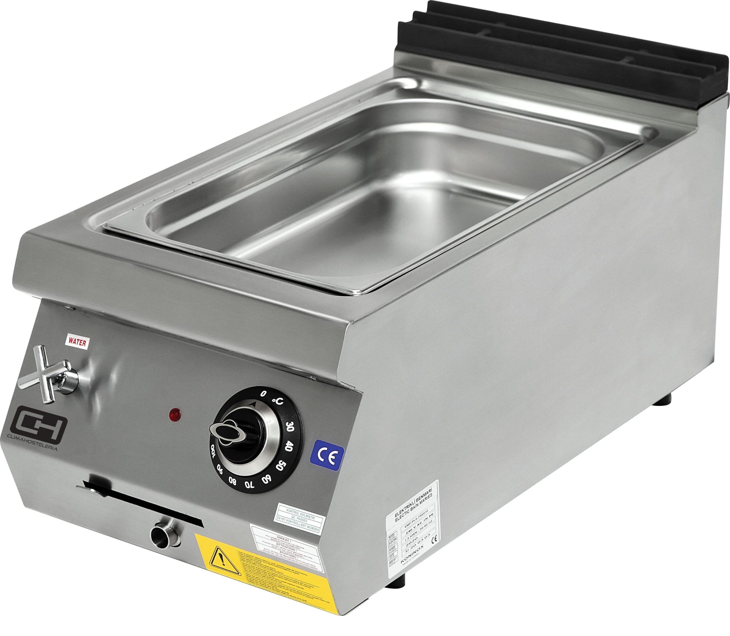 Banho-Maria Elétrico Sobremesa GN1/1 1,5kW Linha 700